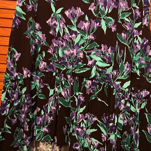 Green Floral AnnTaylor Cap Sleeve Shift Dress💐 - Picture 8 of 9